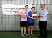 Women Double 1st Runner Up